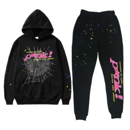 Sp5der tracksuit set.